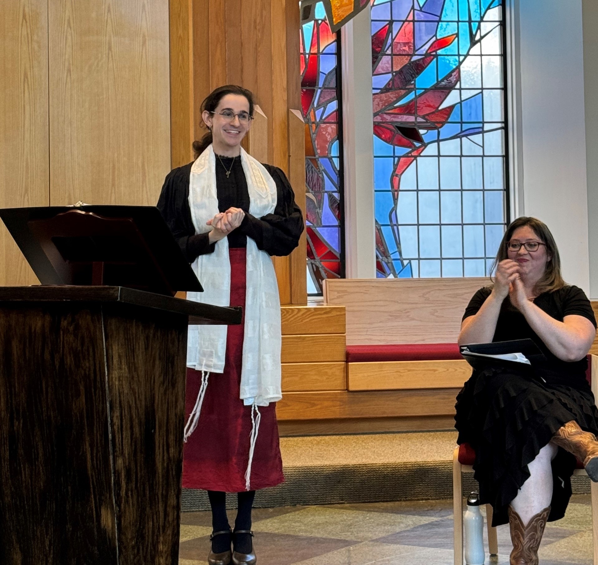 H. L. MILLER CANTORIAL SCHOOL STUDENT PERFORMS 